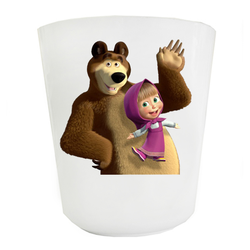 Gobelet Enfant Personnalis Maternelle Masha et Michka Verre
